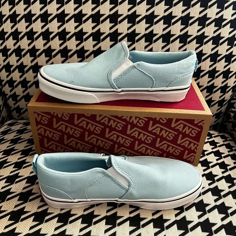 Vans‎ Asher Youth Slip-On Shoes- Size 3